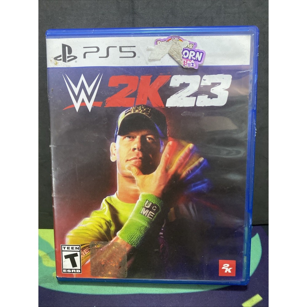 WWE 2K23 (Sony PlayStation 5, PS5, 2023) John Cena Tested Authentic No Manual